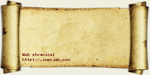 Janko Barić vizit kartica